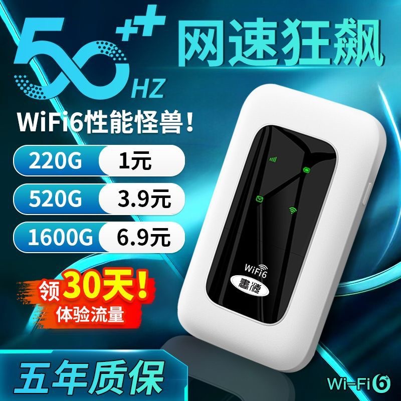 Full Netcom Portable Wifi Mobile Wireless Wifi Card-Free Outdoor Dormitory Rental Construction Site Wireless Router