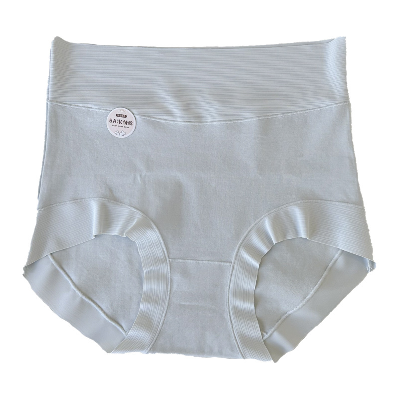 8285 large size 200kg wearable 5A antibacterial simple high waist long staple cotton ladies underwear abdominal comfortable moisture absorption