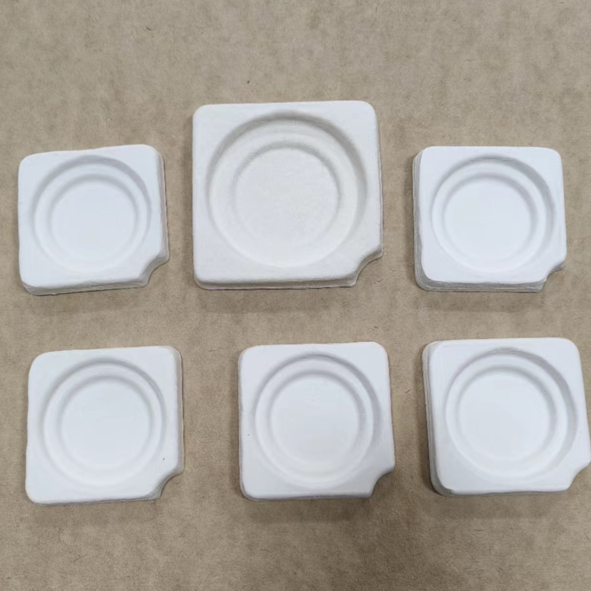 Paper Pulp Molded Packaging, Proofing, Sugarcane Pulp Wet-Pressed Environmentally Friendly Degradable Material, Aromatherapy Display Paper Inner Tray