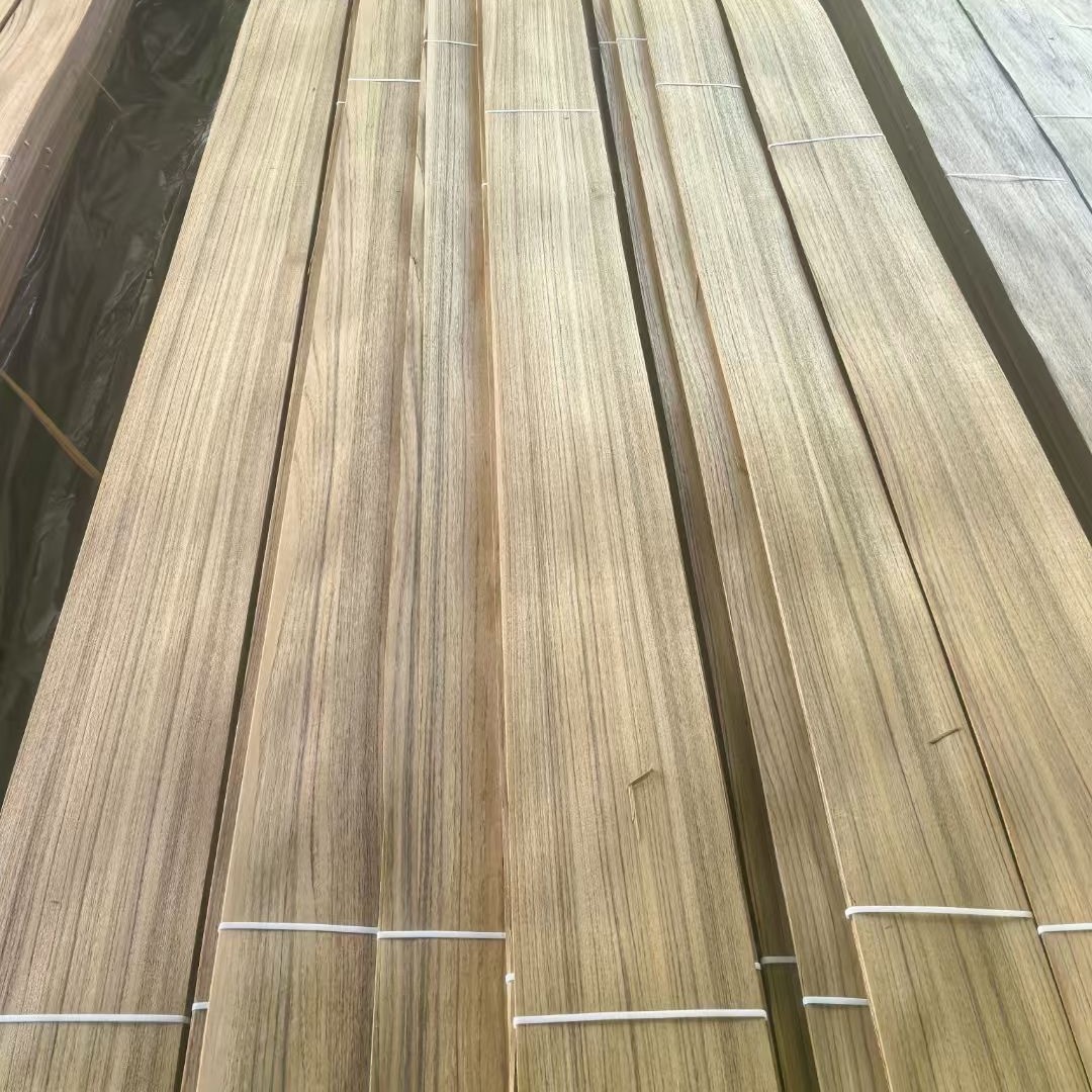 Natural Teak Straight Grain Veneer Furniture Door Panel Wood Veneer Wood Door Veneer Solid Wood Veneer Veneer