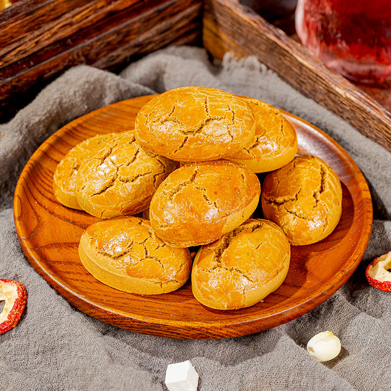 Yourentang Chenpi Bazhen Cake, Sugar-Free Bazhen Cake, Poria Children's Bazhen Cake, Handmade Ginseng Traditional Pastry