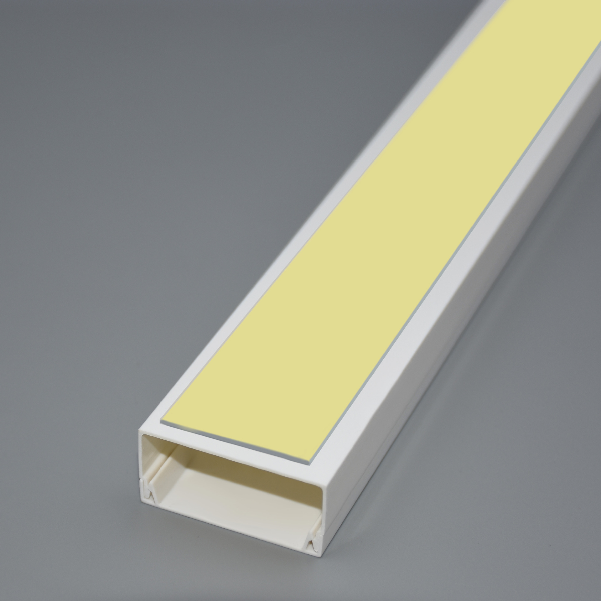 Guangdong Type Pvc Wire Duct Direct Sales Wall-Mounted Square Flame Retardant Wire Network Cable Box Plastic Square Wire Duct