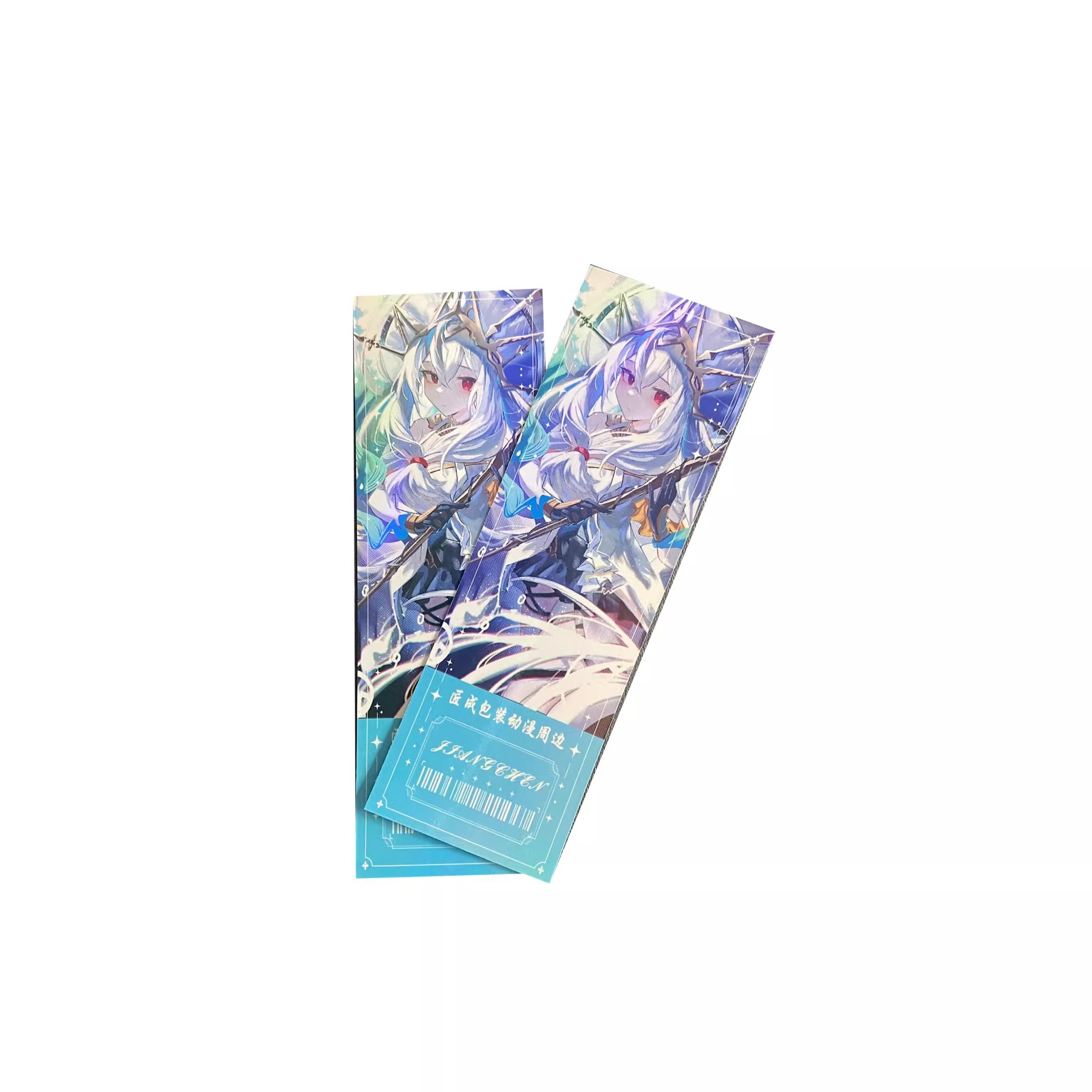 Postcard Polaroid gilding reverse laser ticket customized Pearl starry square card printing small card self-printing