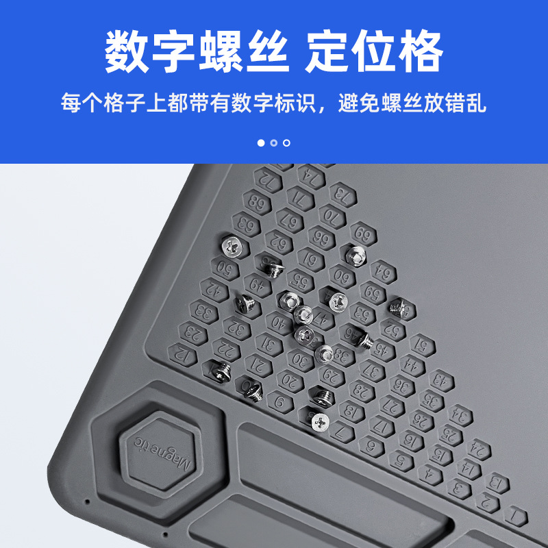Mobile Phone and Computer Repair Workbench Mat Insulation Mat Multi-Functional Silicone Mat Odorless Hot Air Gun Welding Work Mat