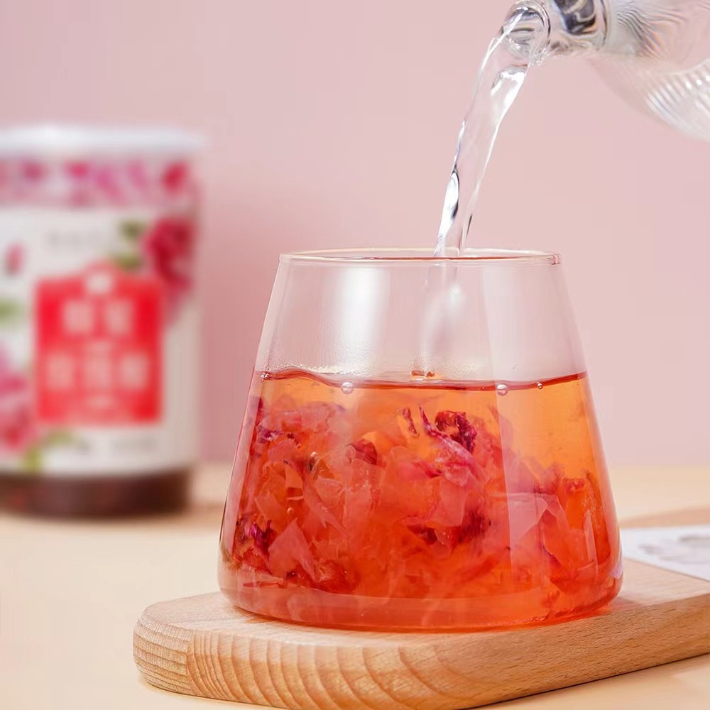 Yunnan Specialty Rose Jam, Jasmine Jam, Osmanthus Jam, Edible Flower Jam, Bowl Cake, Ice Powder, Milk Tea, Cold Drink Shop