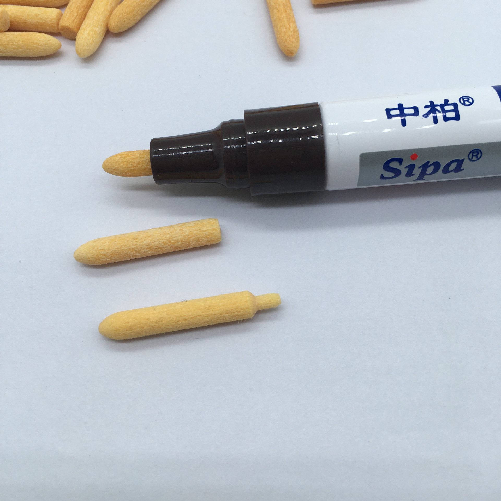 Acrylic Paint Pen Head Zebra Mitsubishi Toyo Zhongbai Replacement Pen Tip Sintered Mark Marker Mouth Accessories