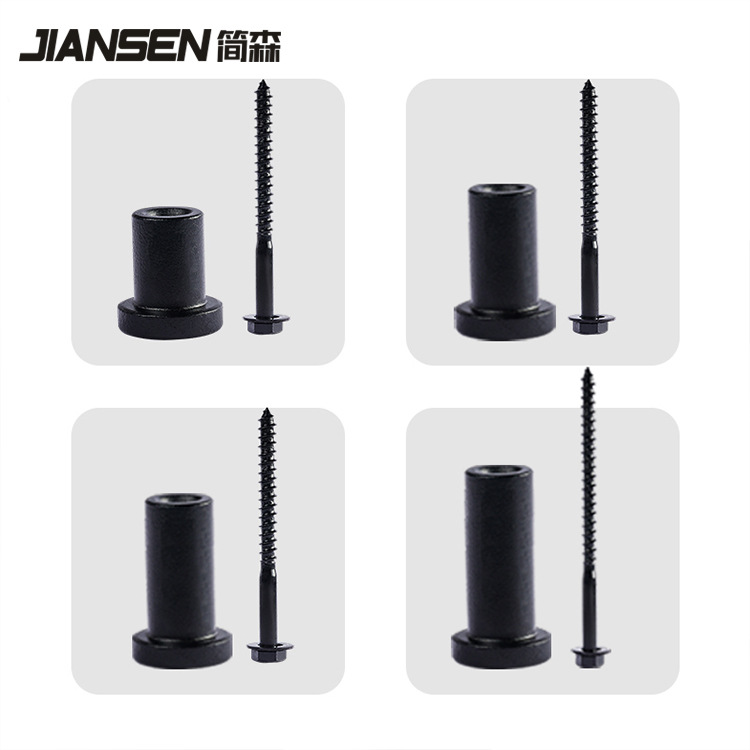 American barn door pipe clamp accessories track sleeve carbon steel pipe clamp self-tapping screw wholesale
