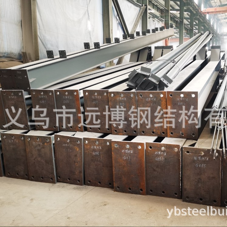 Steel Structure Standard Factory Warehouse Steel Structure Mezzanine Canopy Foreign Trade Steel Structure Project High Quality and Price