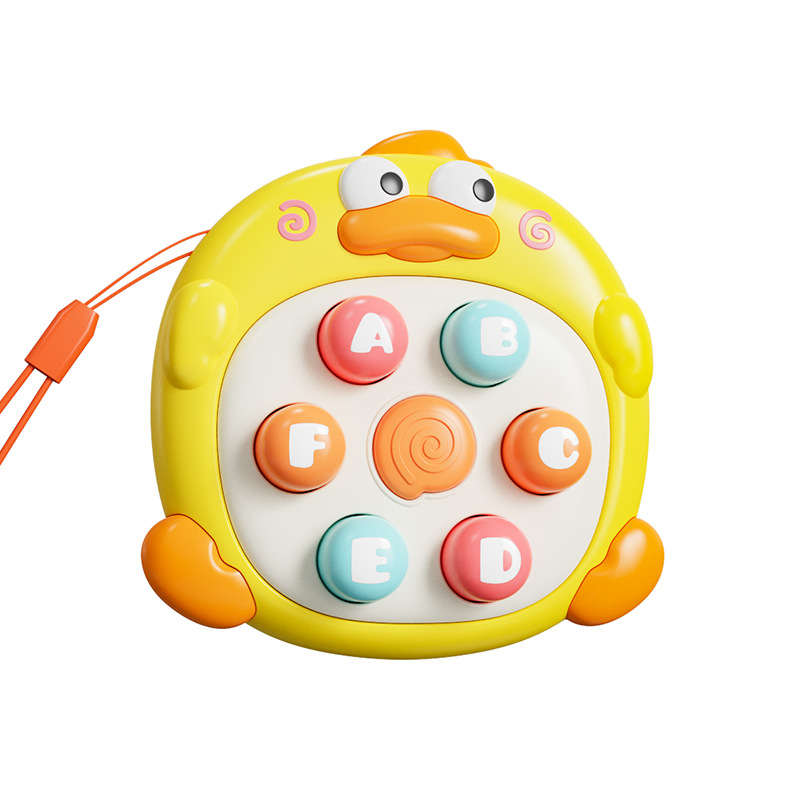 Customized Cute Duck in the Palm of Your Hand, Whack-A-Mole Decompression Toy, Baby Educational Press and Play, Toddler Mini Cute Family Interaction