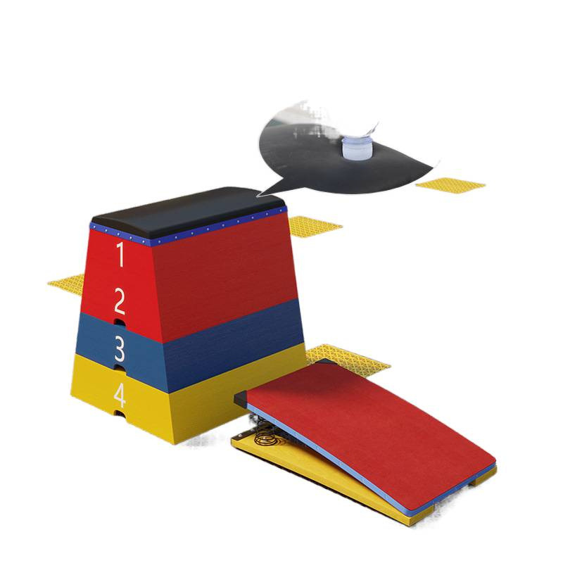 Adjustable Spring Jump Box for Kindergarten Children's Training, Disassembled Springboard and Vaulting Equipment