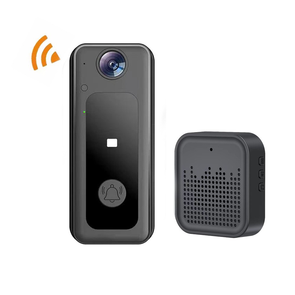 Foreign Trade Tuya Low-Power Video Doorbell Intercom Mobile Phone Monitoring Wifi Smart Doorbell Ip65 Level Ding Dong Set
