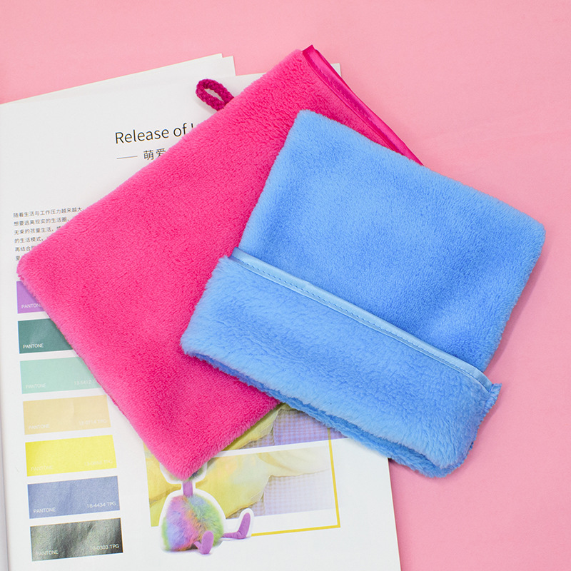 Microfiber Shower Gel Gloves Flannel Soft Mittens Bath Towel Reusable Makeup Remover European Style Hand Washing Cloth