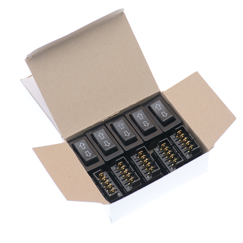 Car rocker switch double knife double throw car power window glass lifter switch arrow switch lifting