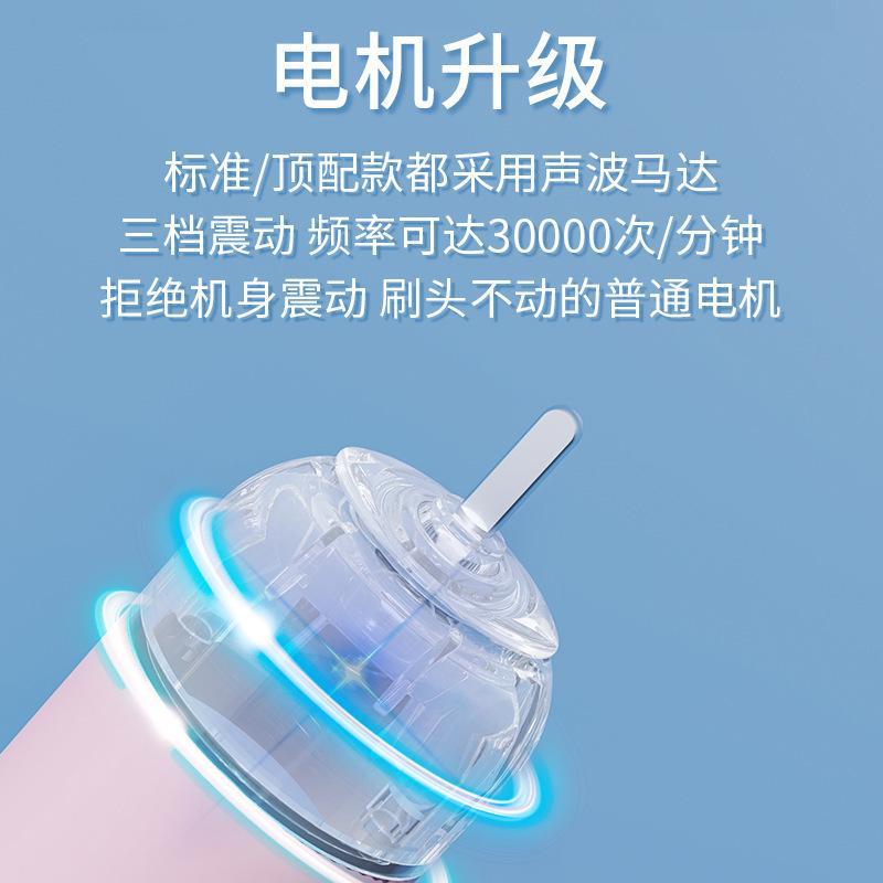 Children's Electric Toothbrush U-Shaped Electric U-Shaped Baby Sonic Silent Toothbrush 2-6-12 Years Old and Above Brushing Tool