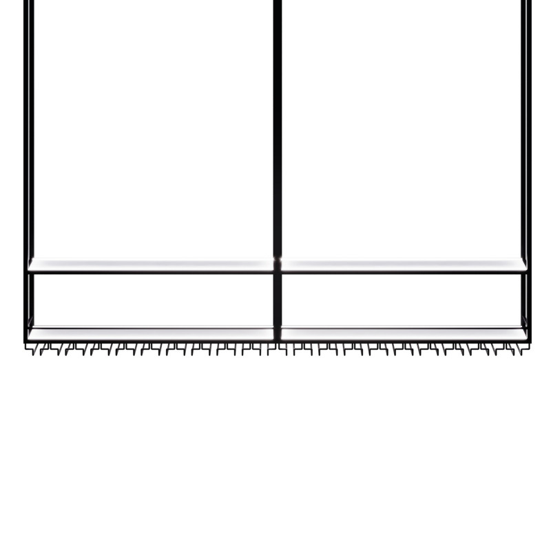 Factory Direct Sales Bar Counter Hanging Upside down Storage Rack Light Luxury Glass Cup Holder