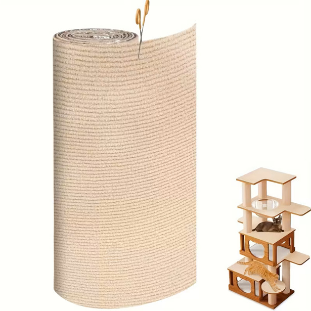 Cross-Border Wholesale Cat Scratching Wall Stickers to Protect Sofa Wall Stickers, Self-Adhesive, Scratch-Resistant and Non-Shedding, Cut at Will, Vertical Cat Scratching Board