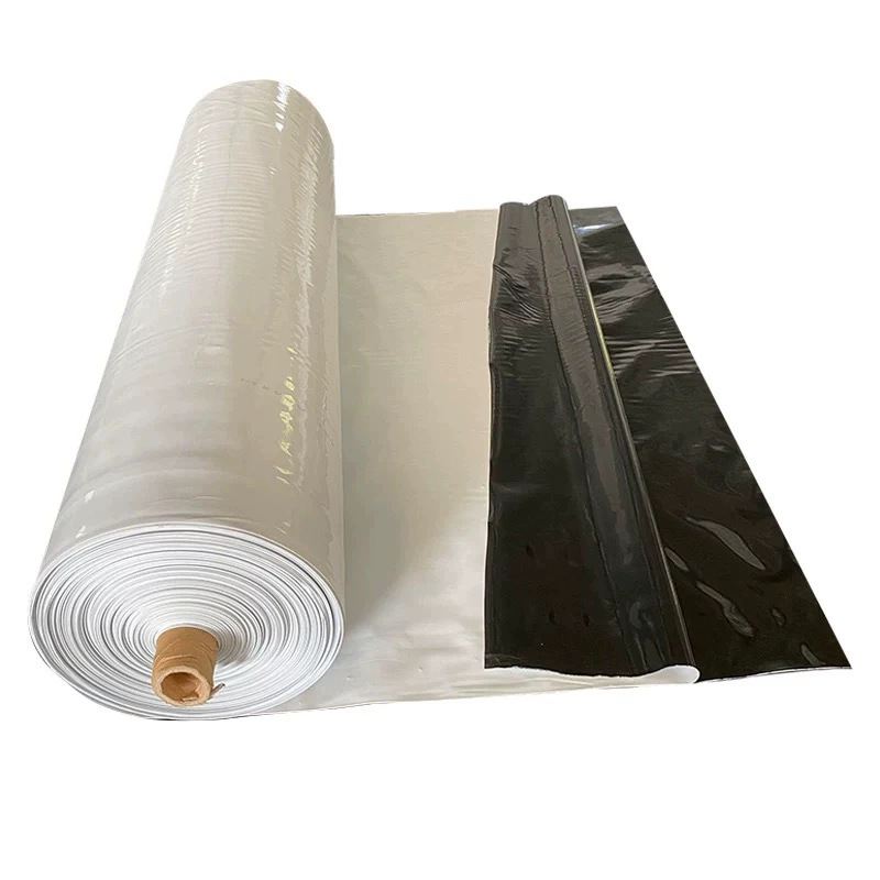 Foreign Trade Cross-Border Delivery Pe Transparent Agricultural Plastic Film Plastic Cloth Thickeneded Black and White Drip-Free Film Greenhouse Film Po Film