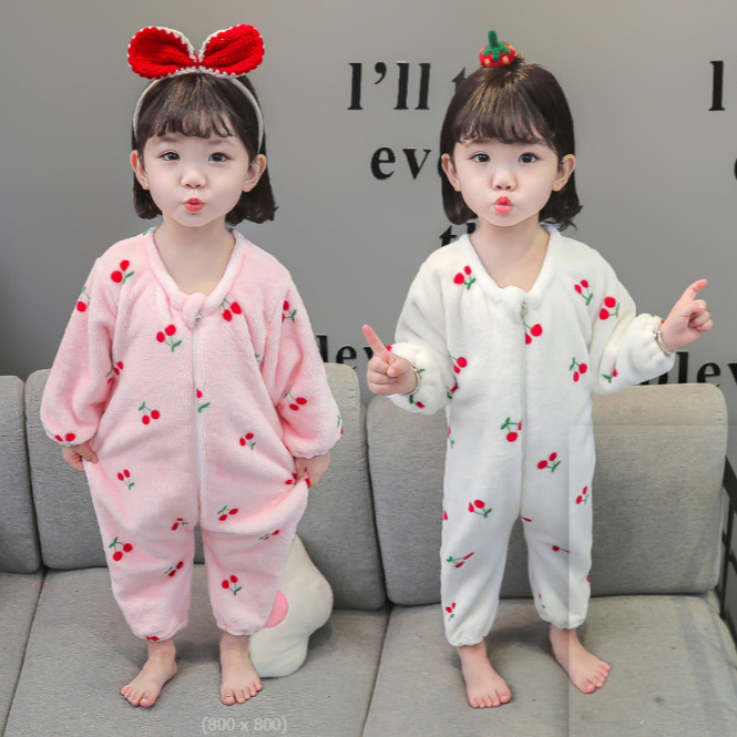 Спальный мешок для детей, весенне-осенние вещи, комбинезон с разрезами для ног, противокиксовая пижама