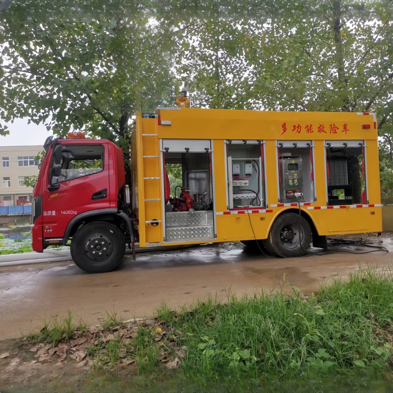 Engineering Emergency Rescue Vehicle Isuzu Rescue Vehicle with Crane Rescue Vehicle Large Flow Drainage Rescue Vehicle