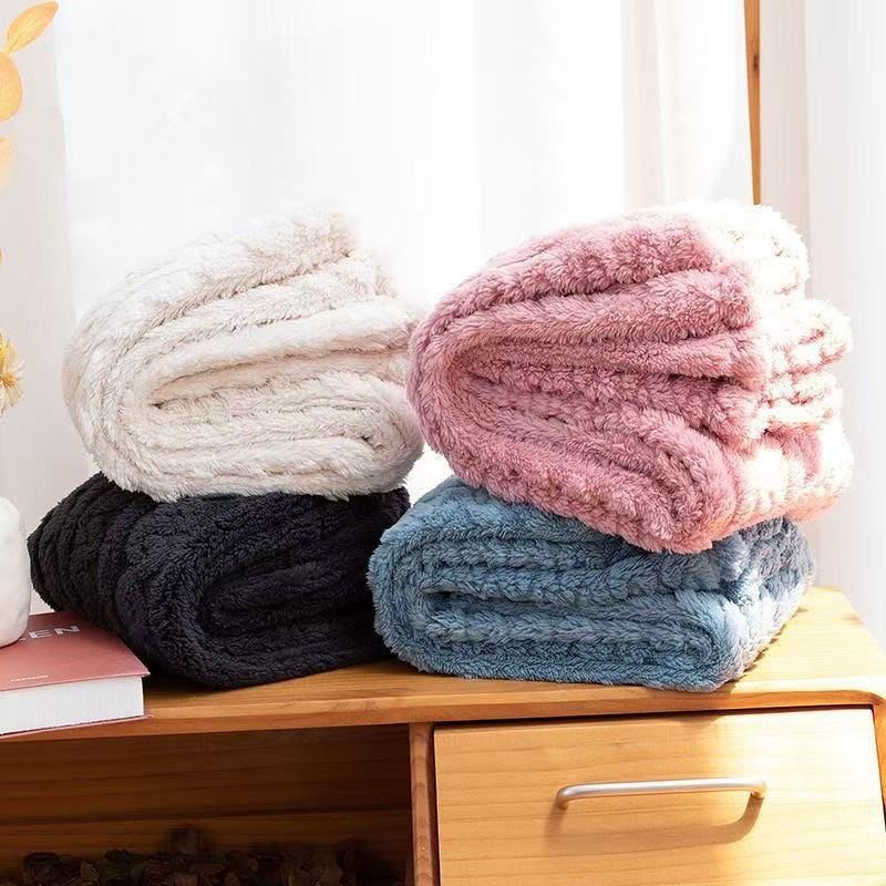 Flannel Pajamas Women's Coral Velvet Fleece-Lined Thickeneded Warm Jacquard Home Pants Autumn and Winter Loose Plush Pants