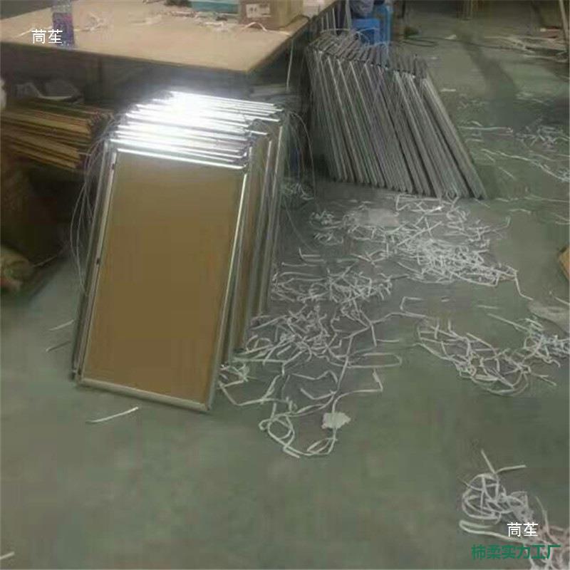 Aluminum Alloy Profile Light Box Picture Frame Billboard Elevator Poster Clip System Business Card