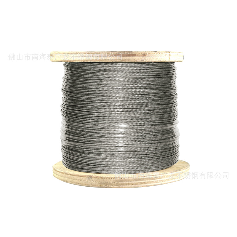 304, 201 stainless steel coated wire rope anti-theft clothesline wear-resistant traction fastening specifications shipped in Guangdong