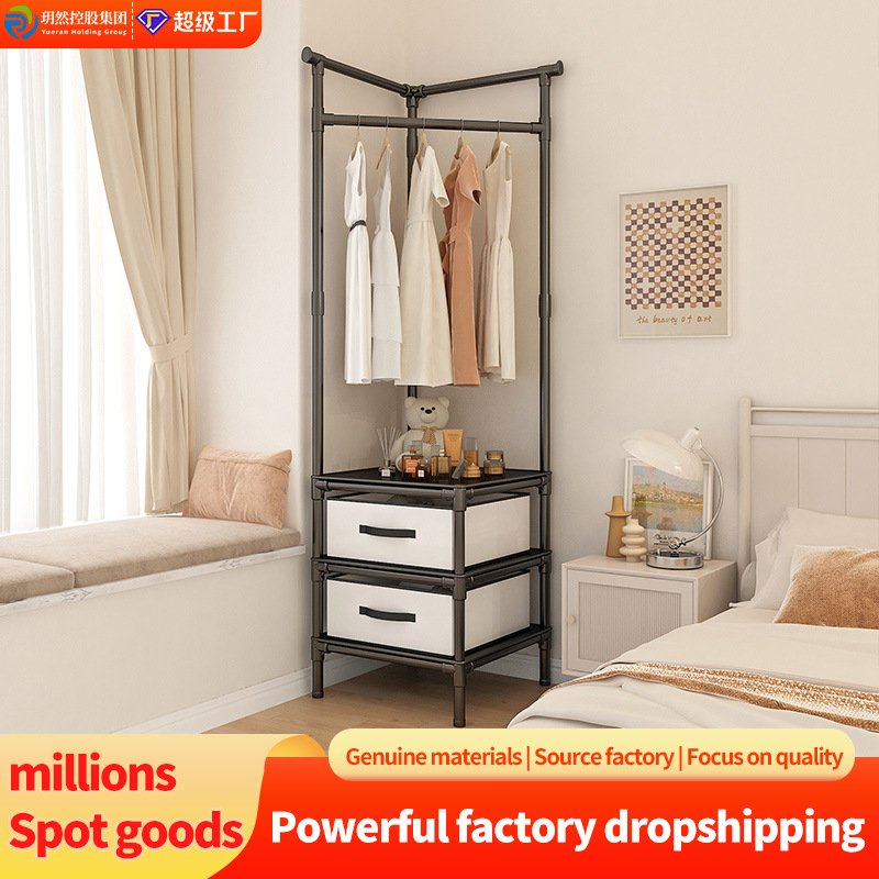 Уголок для одежды, экономия пространства, мебель для спальни