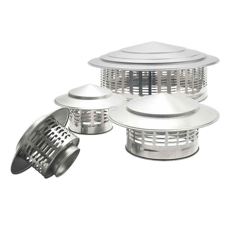 Umbrella-shaped chimney cap rain cap rain cap pipe cover fresh air exhaust pipe cap roof hood PVC pipe cap