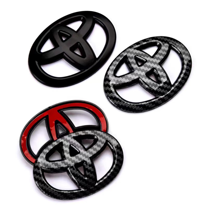 For Toyota steering wheel logo Camry Yaris Corolla modified cover steering wheel car logo