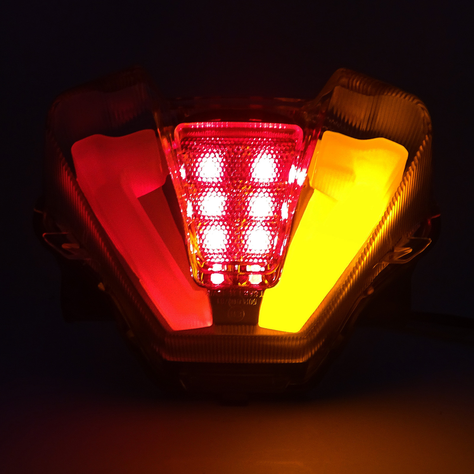 Applicable to Yamaha MT-07 21 22 23 modified motorcycle LED tail light brake turn signal assembly
