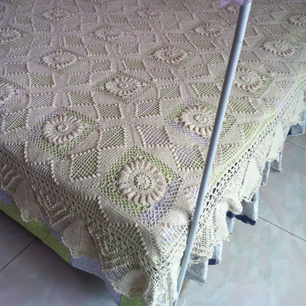 Крючковое покрывало