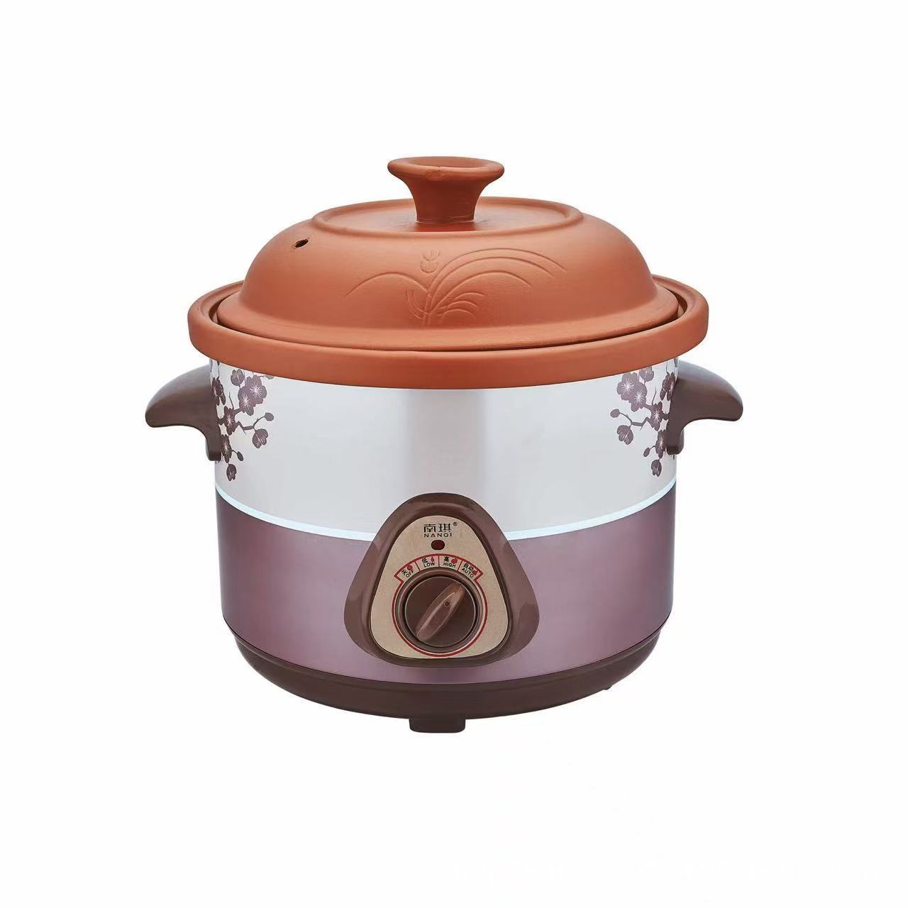 New Ceramic Sand Electric Stew Pot, Fully Automatic Household Soup-Making Ceramic Casserole, Health-Preserving Porridge, Heat Preservation and Stew Reservation