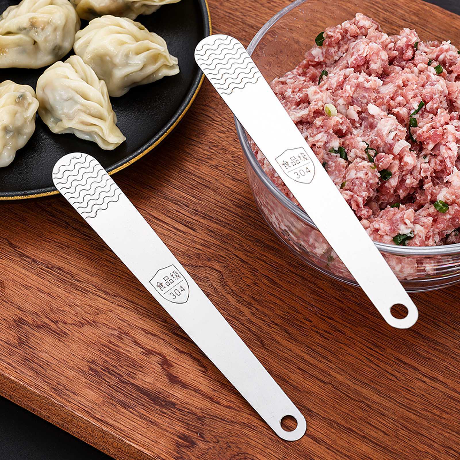 Stainless Steel Dumpling Filling Spoon Stirring Household Chaotic Dumpling Tool Stuffing Shovel Stuffing Picking Spoon
