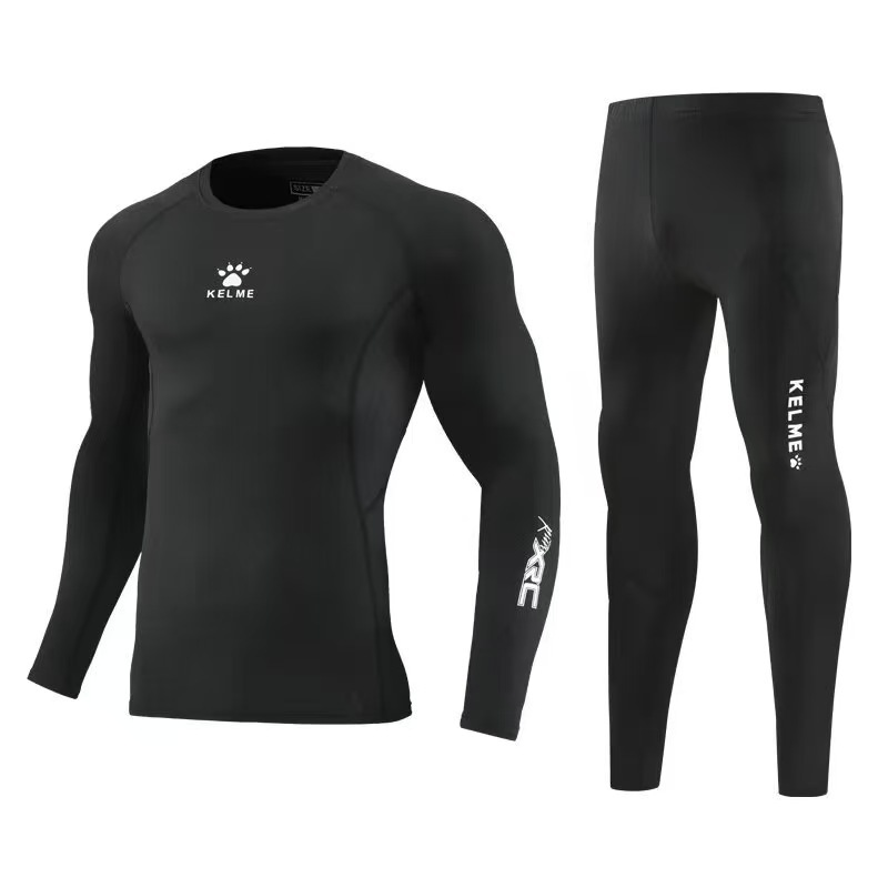Kamei/Keime Bodysuit Suit for Boys and Girls Autumn and Winter Base Layer Pants Football Training Sports Running Fitness Clothes
