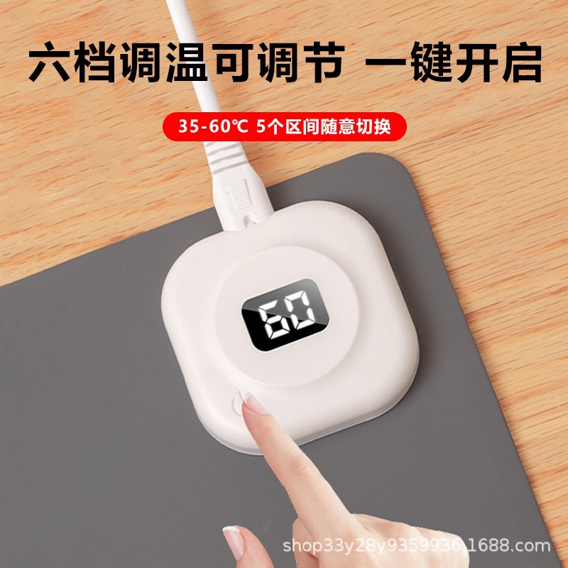 Winter Popular Table Warmer Pad Cotton and Linen Heating Pad Office Heating Mouse Pad Hand Warmer Artifact Desktop Heating Pad
