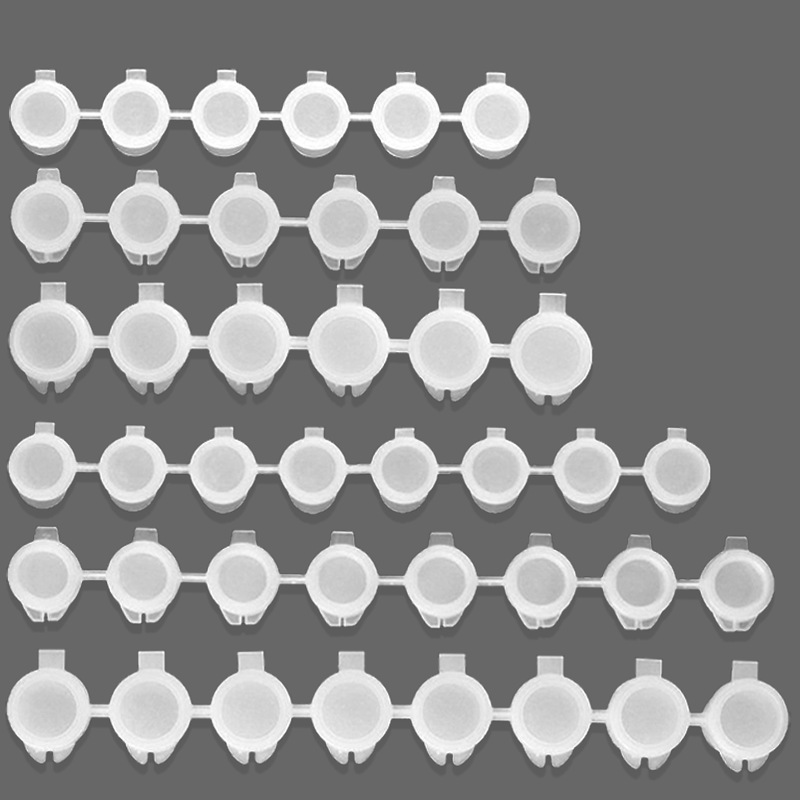 6 соединённых пустых коробок для красок 2мл/3мл/5мл пропиленовая гуашь акварель пластиковая пустая коробка для цифровой масляной живописи