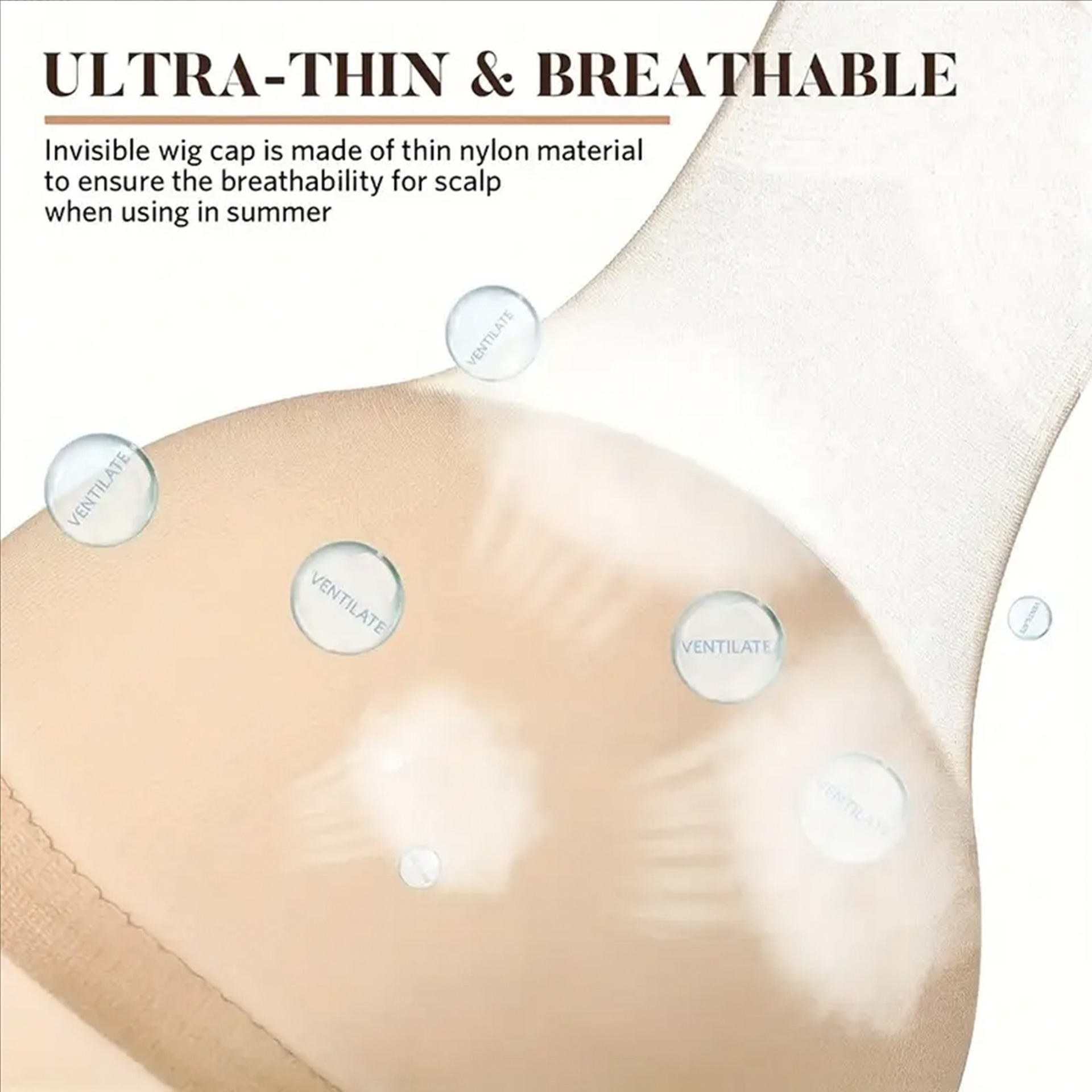 Hair Net Manufacturer Supplies Two-end Mesh Set Wig Wearing Extended High Elastic Hair Net Large Favorably