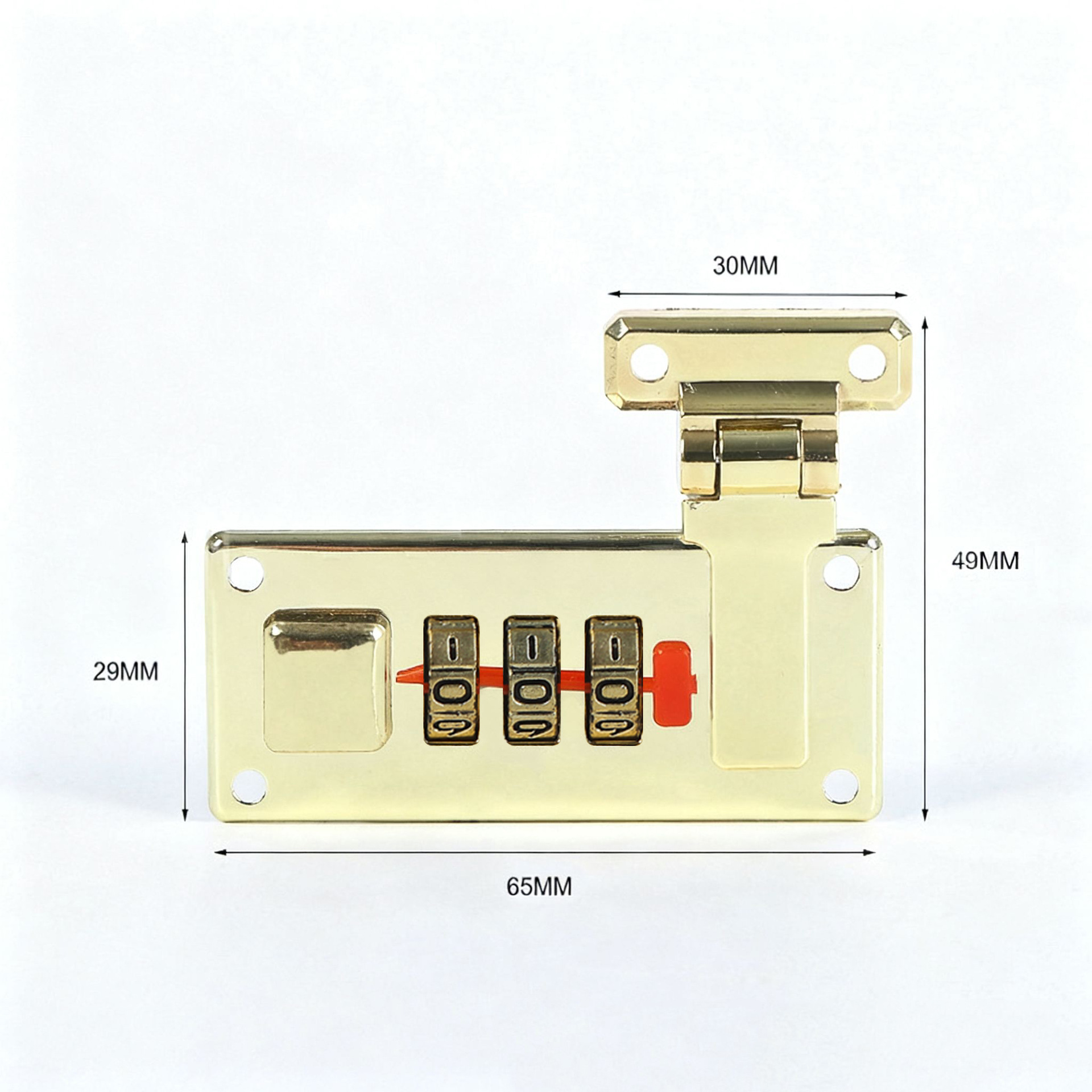 Замок для багажа Комбинированный замок для чемодана Замок для косметички Замок для коробки Замок для деревянной коробки Замок для кожаного чехла Замок с зажимом Двойной замок