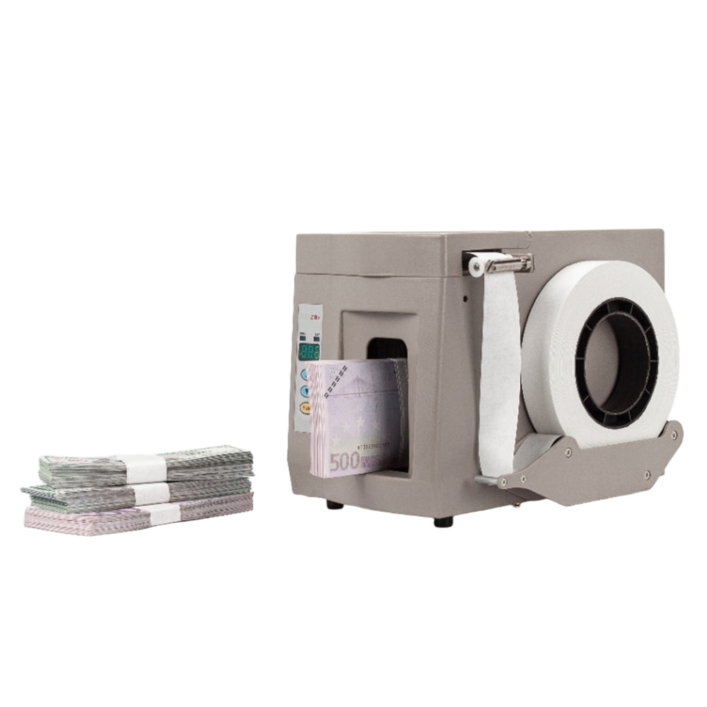 Bank-Specific Bundling Machine, Automatic Money Bundling Machine, Electric Bundling Machine, Supports Multi-National Currency and Financial Intelligence