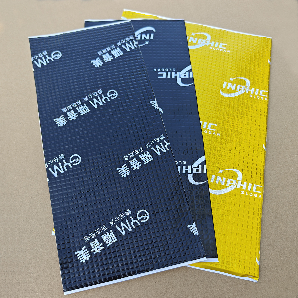 Антивибрационная звукоизоляционная плита из хлопчатобумажного материала для дверей автомобиля, звукопоглощающий хлопок, профессиональная наклейка для снижения шума, самоклеящаяся