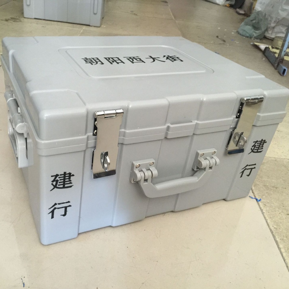 Special Thickened Bank Escort Box Luxury Plastic Steel Box Withdrawal Box Cash Box Toolbox Bill Box