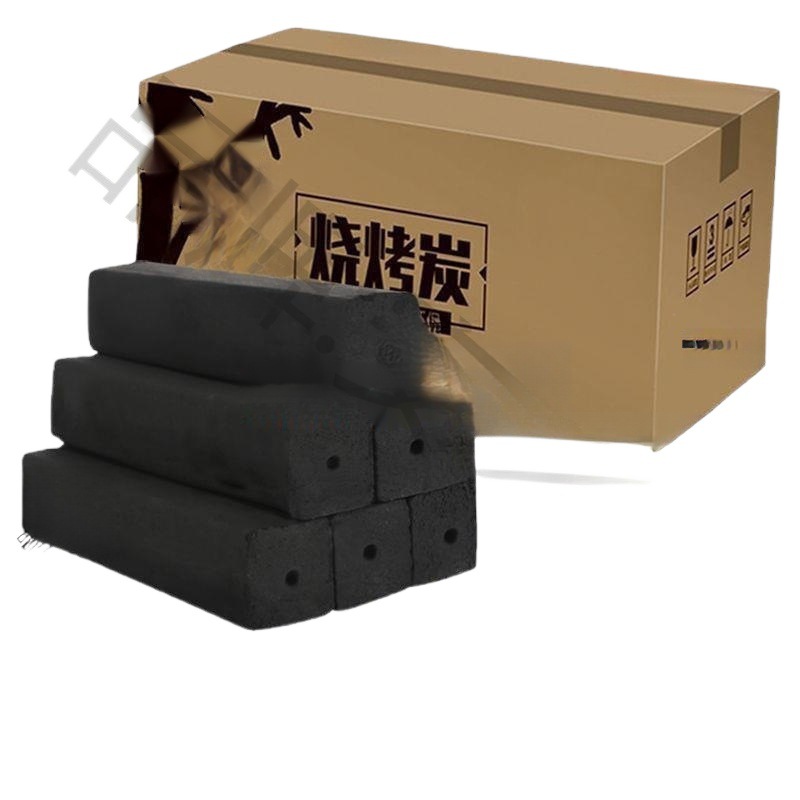 Bbq Charcoal, Bamboo Charcoal, Smokeless Household Burning-Resistant Heating Charcoal, Machine-Made Charcoal, Whole Box Wholesale, Fruit Charcoal, Flammable Others