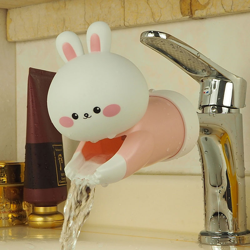 Baby Faucet Extender Cartoon Faucet Extender Kidsren's Hand Wash Basin Silicone Base Faucet Auxiliary Parts