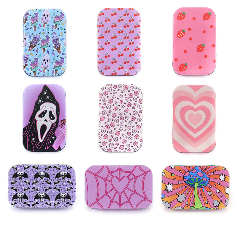 Новый стиль, персонализированная жестяная коробка для табака, на 20 сигарет, для самокруток, портативные аксессуары для курения