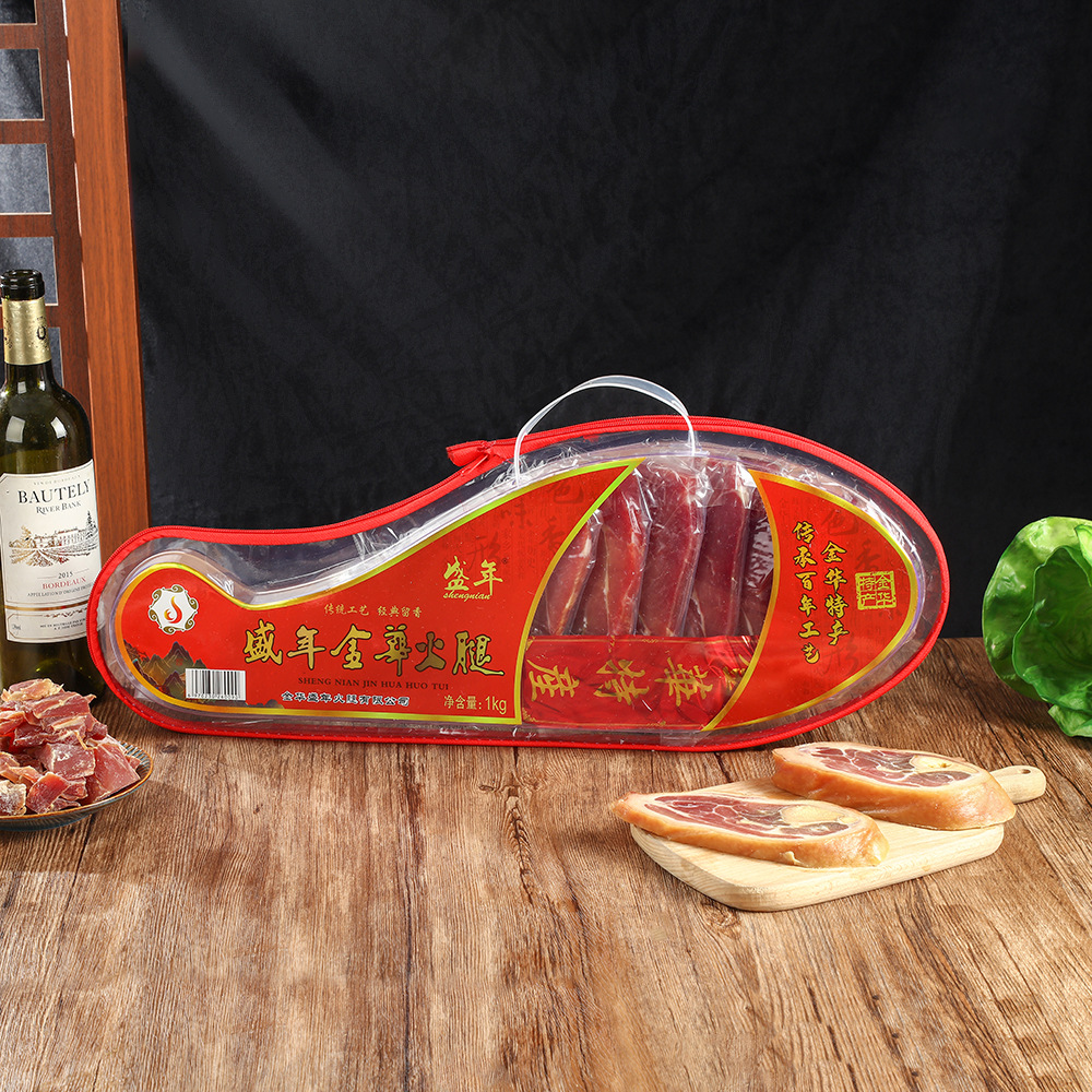 Jinhua Ham Gift Box Authentic Whole Leg Ham Meat Zhejiang Specialty Sliced ​​New Year's Goods Mid-Autumn Festival Gifts