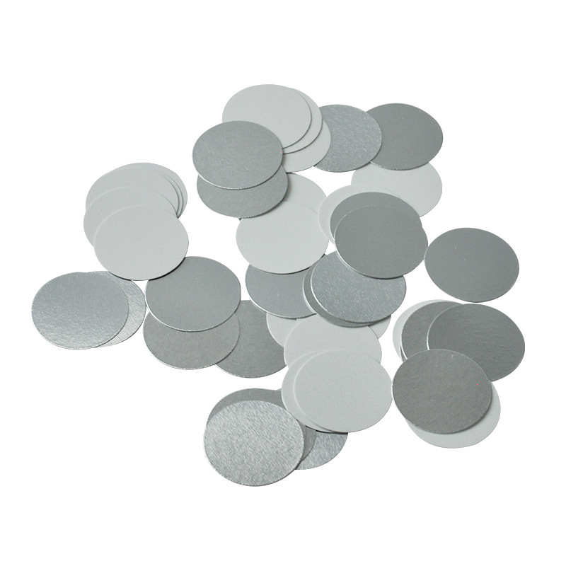 pressure sensitive gasket self adhesive pe aluminum foil gasket glass bottle medicine aluminum foil sealing film gasket electromagnetic induction gasket