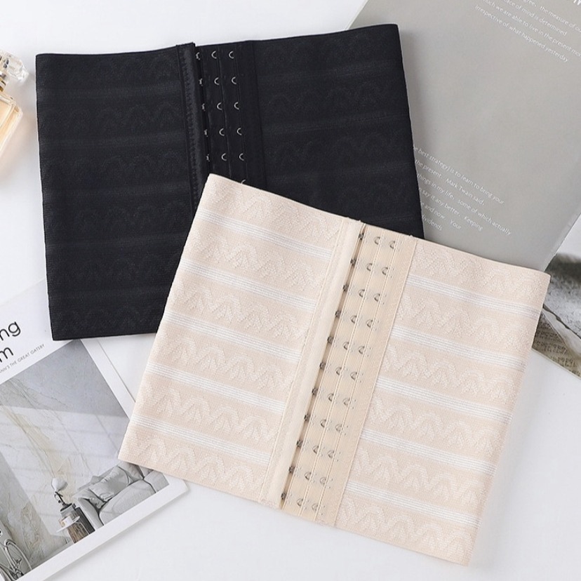 Cross-border Four Seasons Universal 21cm Pattern Belt Fitness Postpartum Thin Waist Belly Belt Beautiful Body Waist Seal