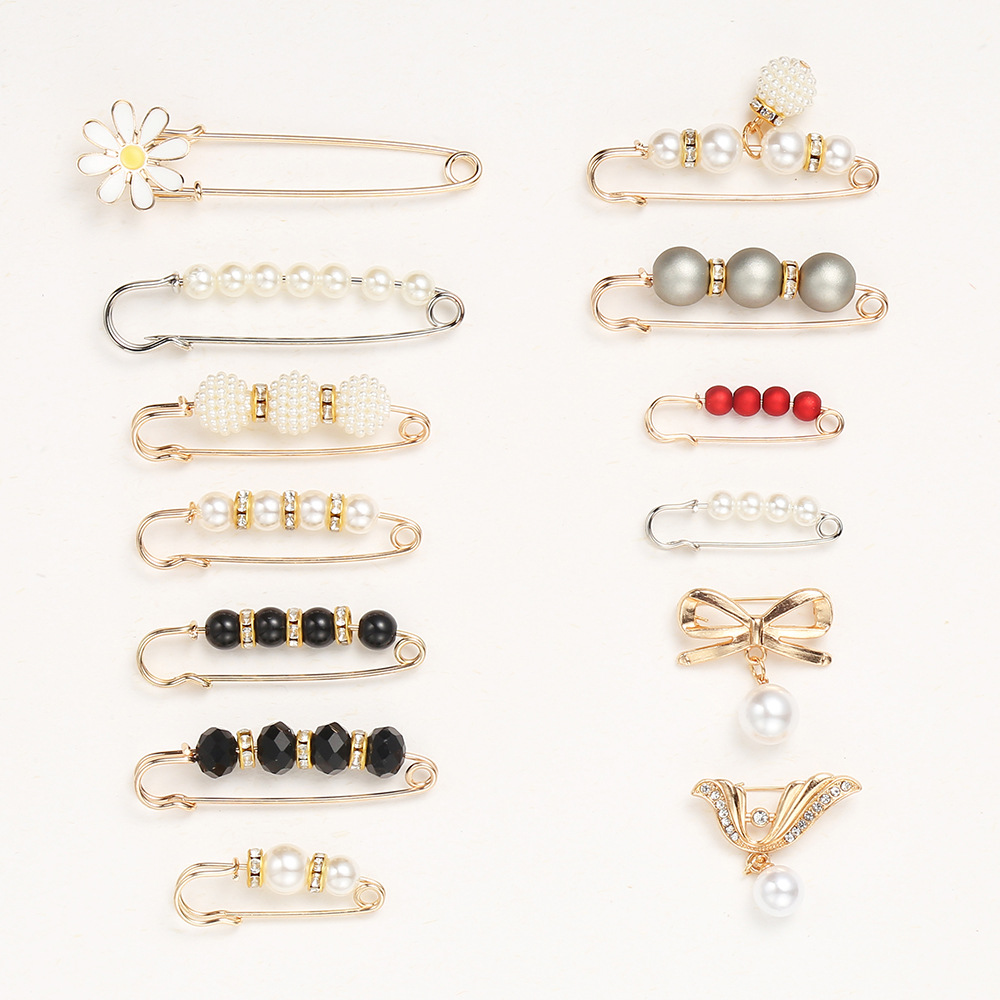 Cross-Border Brooch Waist Buckle Pants Waist Reduction Clothing Sleeve Leg Fixing Anti-Exposure Buckle Waist Pin