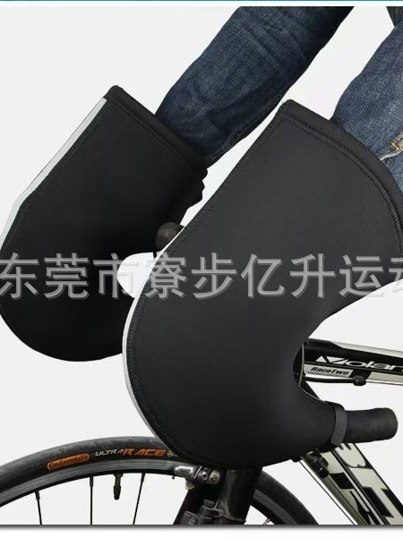 Road Cycling Gloves Warm Men and Women Anti-Slip Windproof Bicycle Cold-Proof Outdoor Gloves Ski Winter Cross-Border Gloves