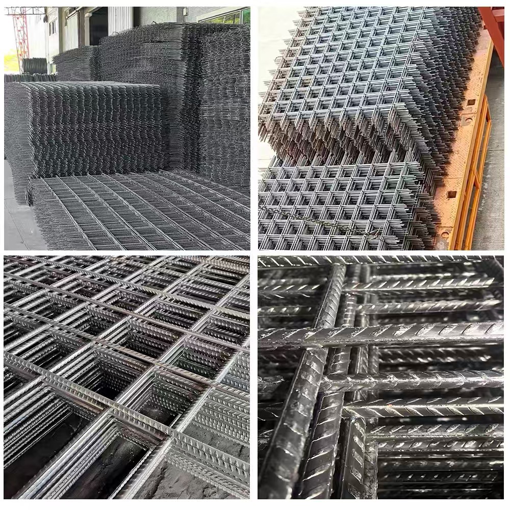 Manufacturer's Ready-Made Steel Bar Mesh Bridge Reinforcement Construction Site Anti-Crack Construction Mesh Cold-Drawn Ribbed Threaded Steel Bar Mesh